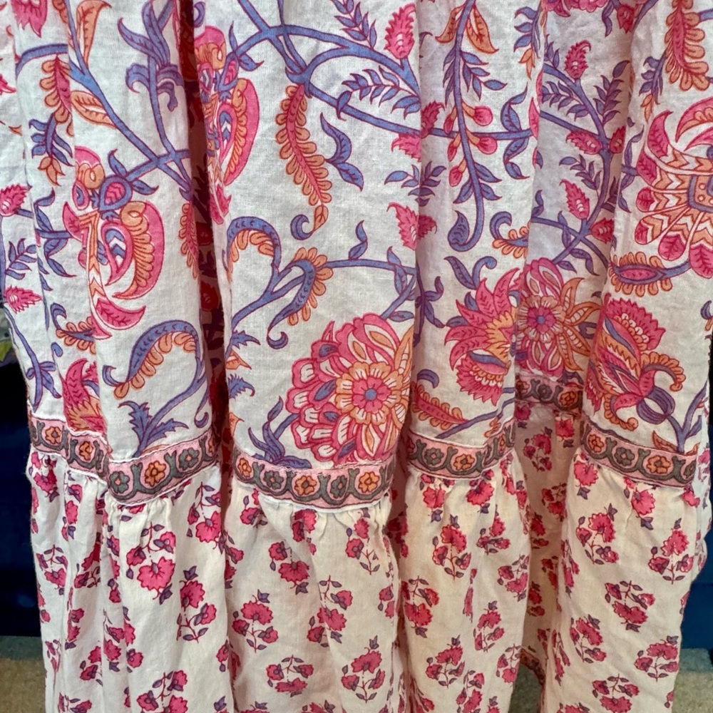Jaipur Morni Block Print Dress-M - Picture 5 of 8